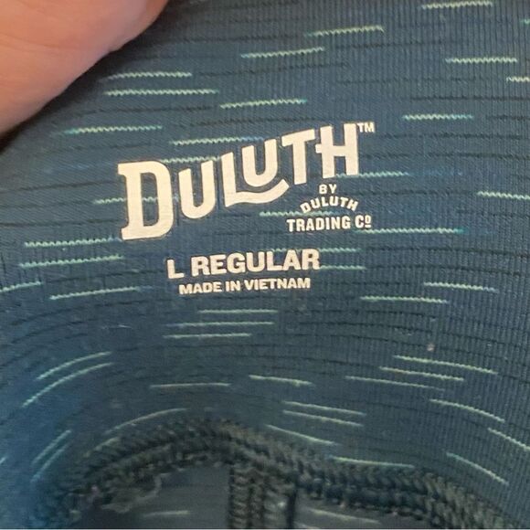 Duluth Trading Co Women teal Green Classic NoGa leggings regular L - Picture 11 of 11